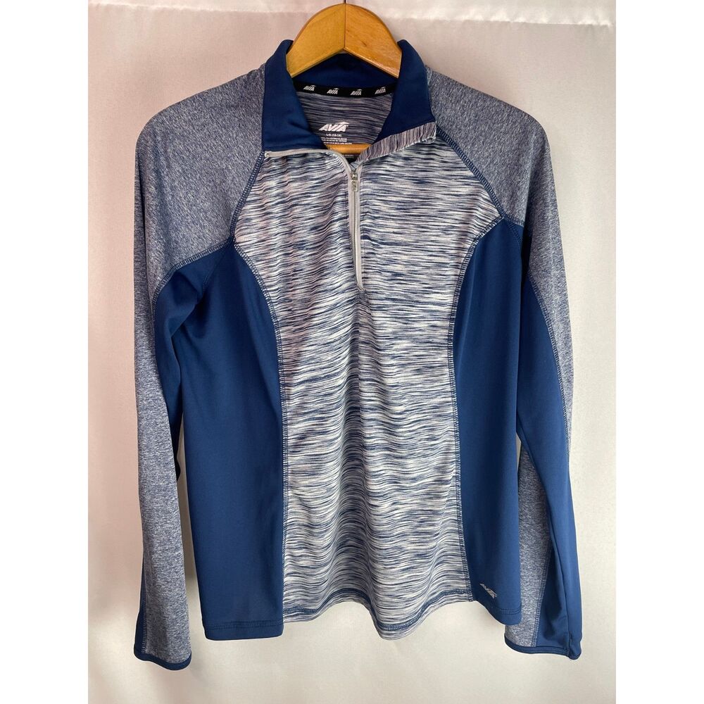 Avia 1/4 zip pullover Women's Large (12/14) Dark Blue